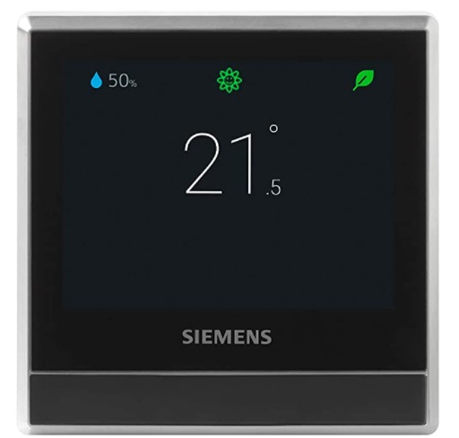 Termostato Siemens RDS110 inteligente con algoritmo de autoaprendizaje