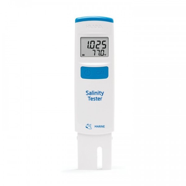 Tester HI98319 de salinidad impermeable para agua marina