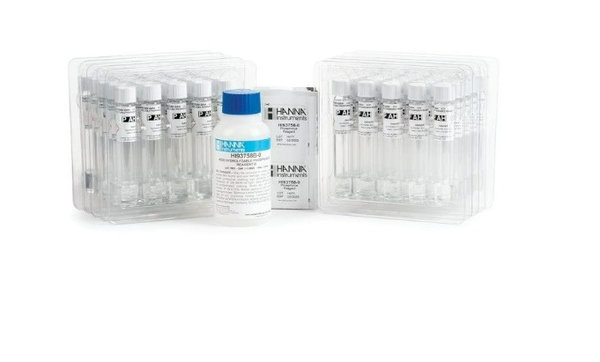 HI94764B-25 Cubeta test Amonio 25 test - Rango  : 0 a 100 mg/L NH3-N