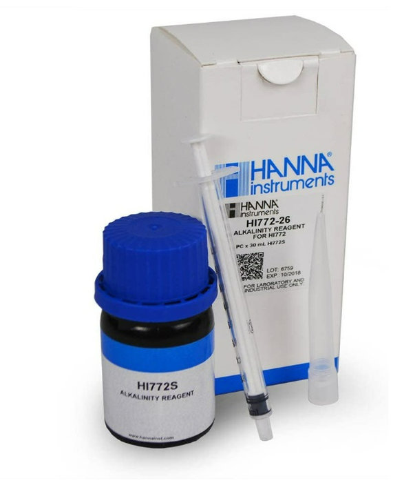 Reactivo comprobador de alcalinidad HI772-26 HI755-26  (25 pruebas)