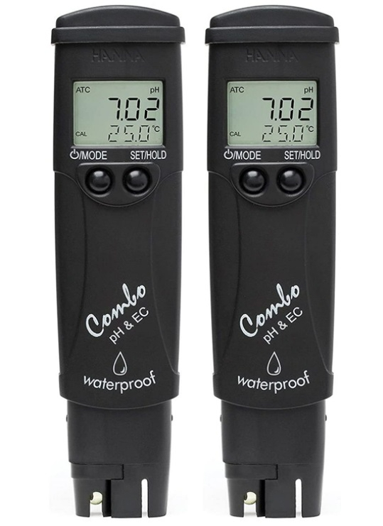 HI98129 Combo pH/EC/TDS/C/PPM probador y monitores de temperatura